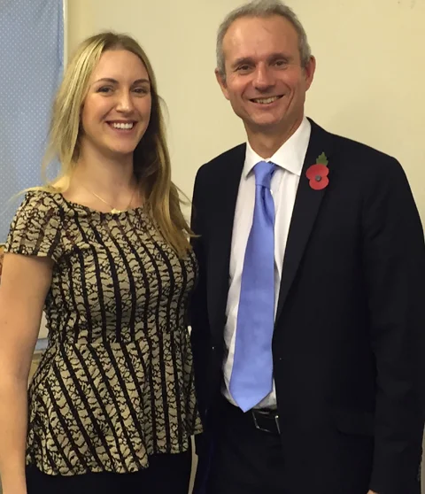 Tracy Kiss & RT Hon David Lidington MP Aylesbury Consituency