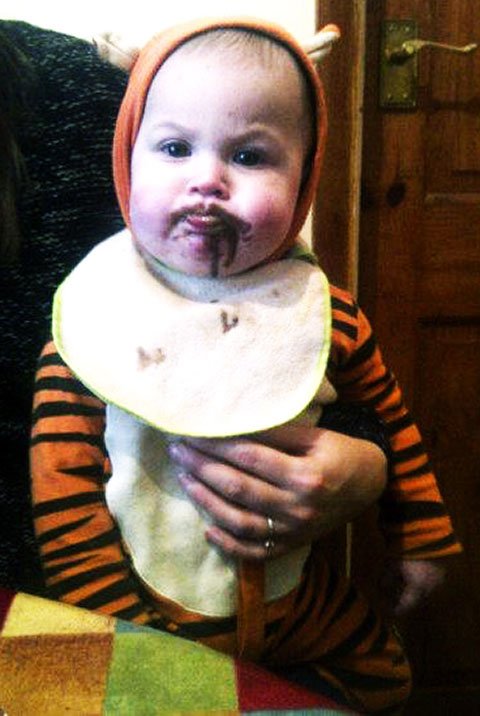 Gabriele Has Been Off Of His Solid Food The Last Few Days, Aside From Chocolate It Seems