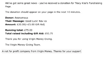 Together Gabriele & I Raised £93 For WheelPower