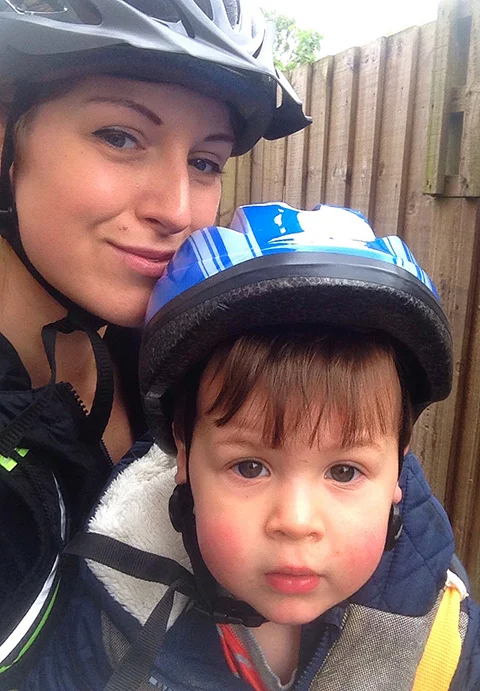 Gabriele & I Had A 13.7 Mile Bike Ride Together Today