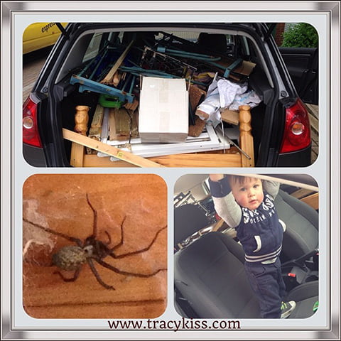 After A Garden Shed Clearout I Took A Car Load Of Wood & Pots To Be Recycled At The Tip