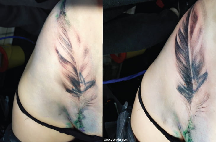 Tracy Kiss Tattoo Coverup