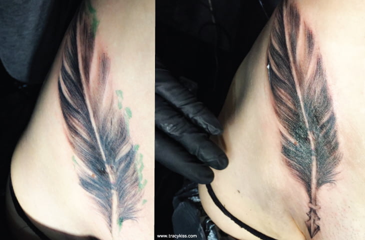 Tracy Kiss Tattoo Coverup