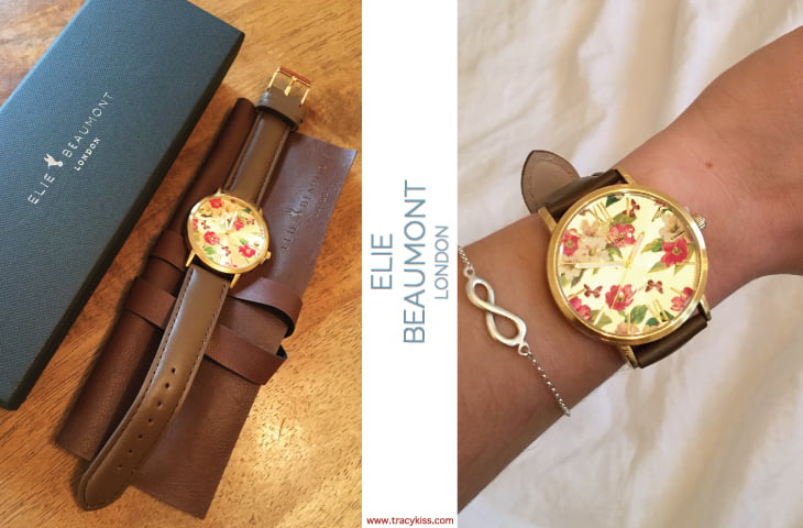 Elie Beaumont London Ladies Tan Primrose Watch