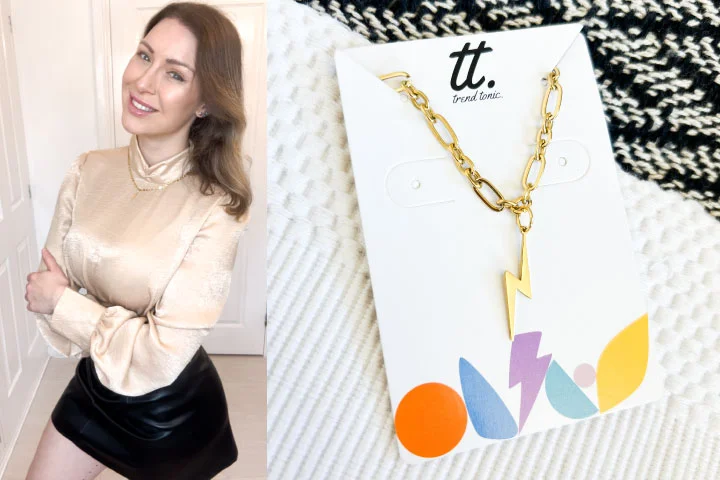 Trend Tonic: The Original Lightning Bolt Necklace! - Tracy Kiss